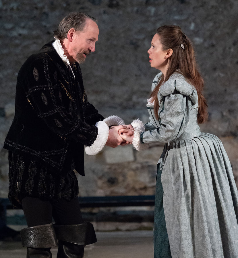 Liz Garland in Sir Walter's Women - credit Mike Hall Liz Garland in Sir Walter's Women - credit Mike Hall